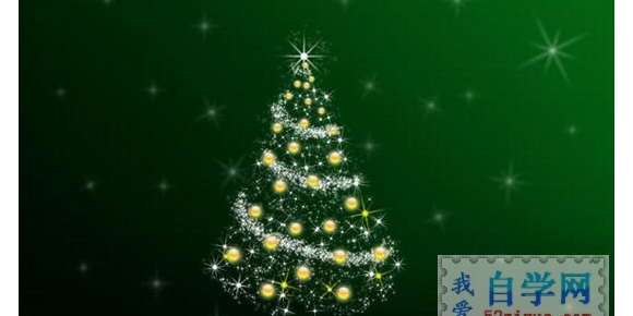 Photoshop制作一棵漂亮的圣诞树