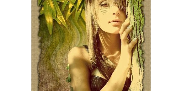 Photoshop打造的自然之女个性签名